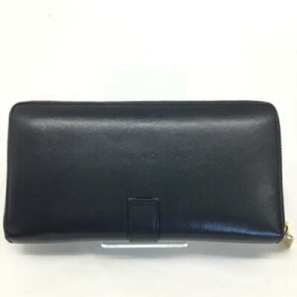 Saint Laurent no Long Wallet Black Zip Leather - Picture 1 of 7